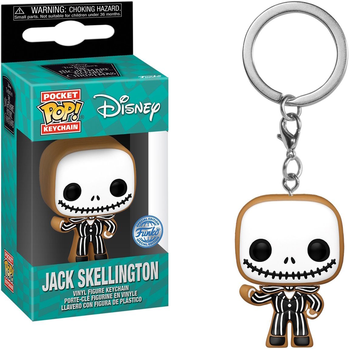 Funko Schlüsselanhänger Disney Jack Skellington Special Edition Keychain