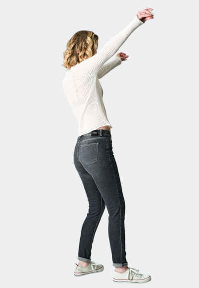 FIVE FELLAS Slim-fit-Jeans GRACIA nachhaltig, Italien, Stretch, magic shape