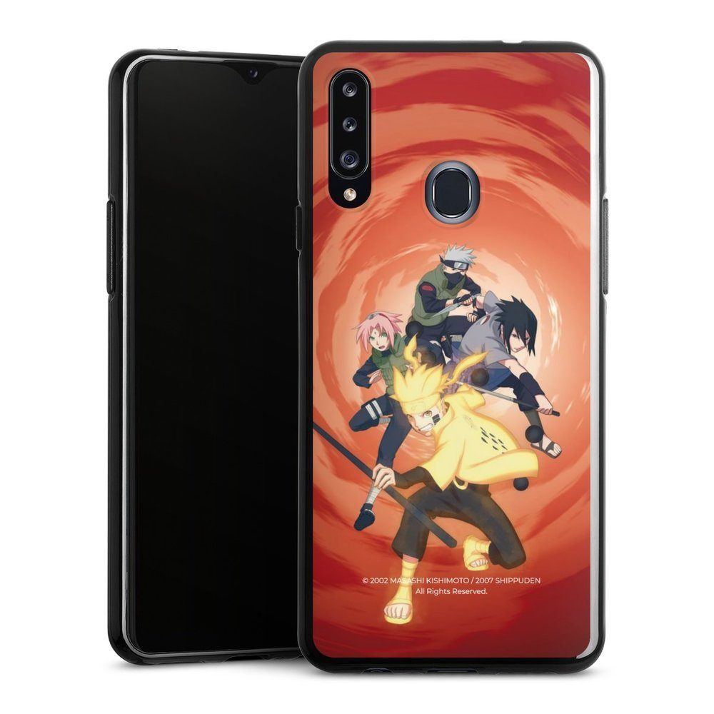 DeinDesign Handyhülle Naruto Shippuden Sasuke Sakura Team 7, Samsung Galaxy A20s Silikon Hülle Bumper Case Handy Schutzhülle
