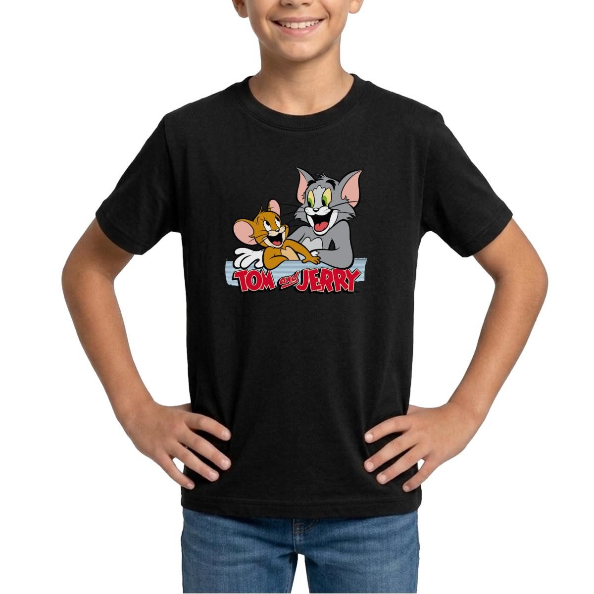 T-Shirt Tom Und Jerry Fröhliche Freunde Teenager T-Shirt