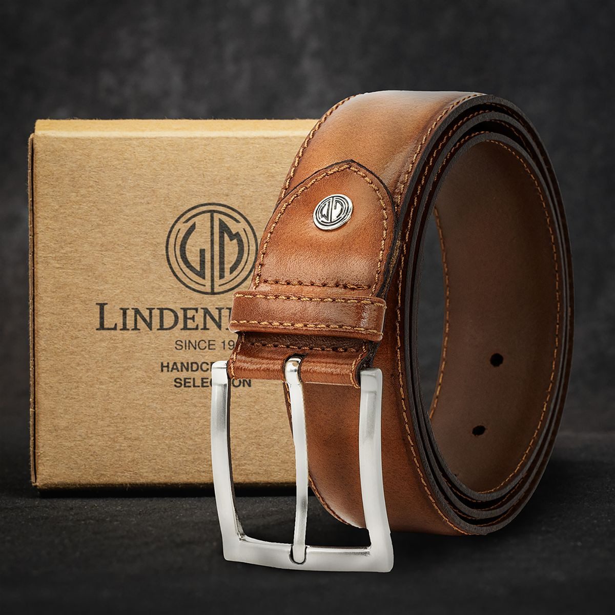 LINDENMANN Ledergürtel