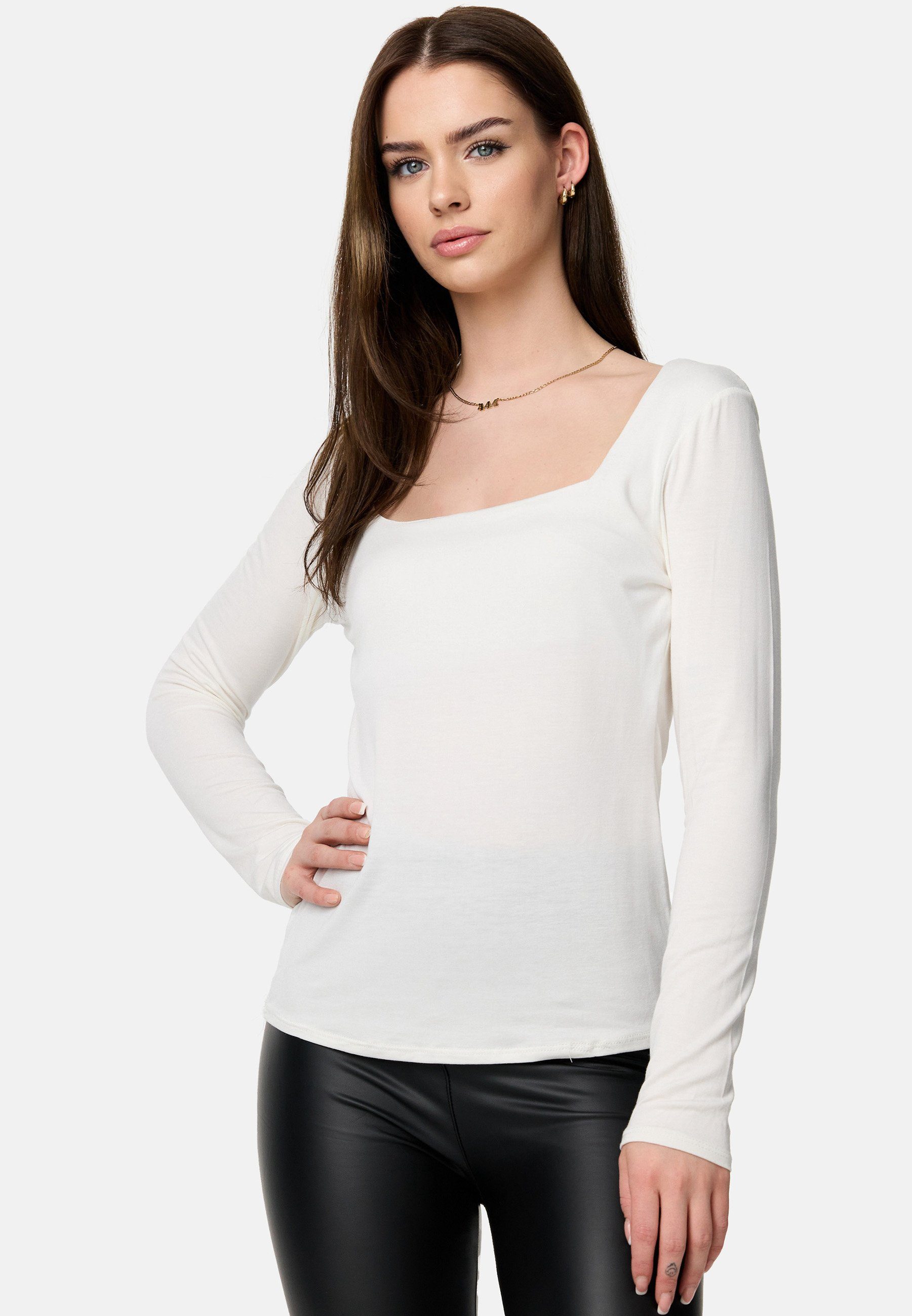 Longsleeve Worldclassca Longsleeve Basic Shirt Uni T-Shirt Langarm Rundhals