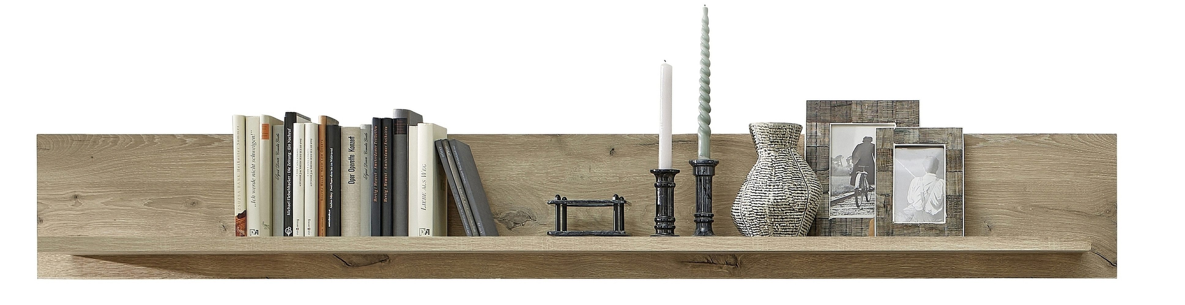 Innostyle Wandboard in Viking Oak Dekor, Spannplatte - 185x25x22cm (BxHxT)