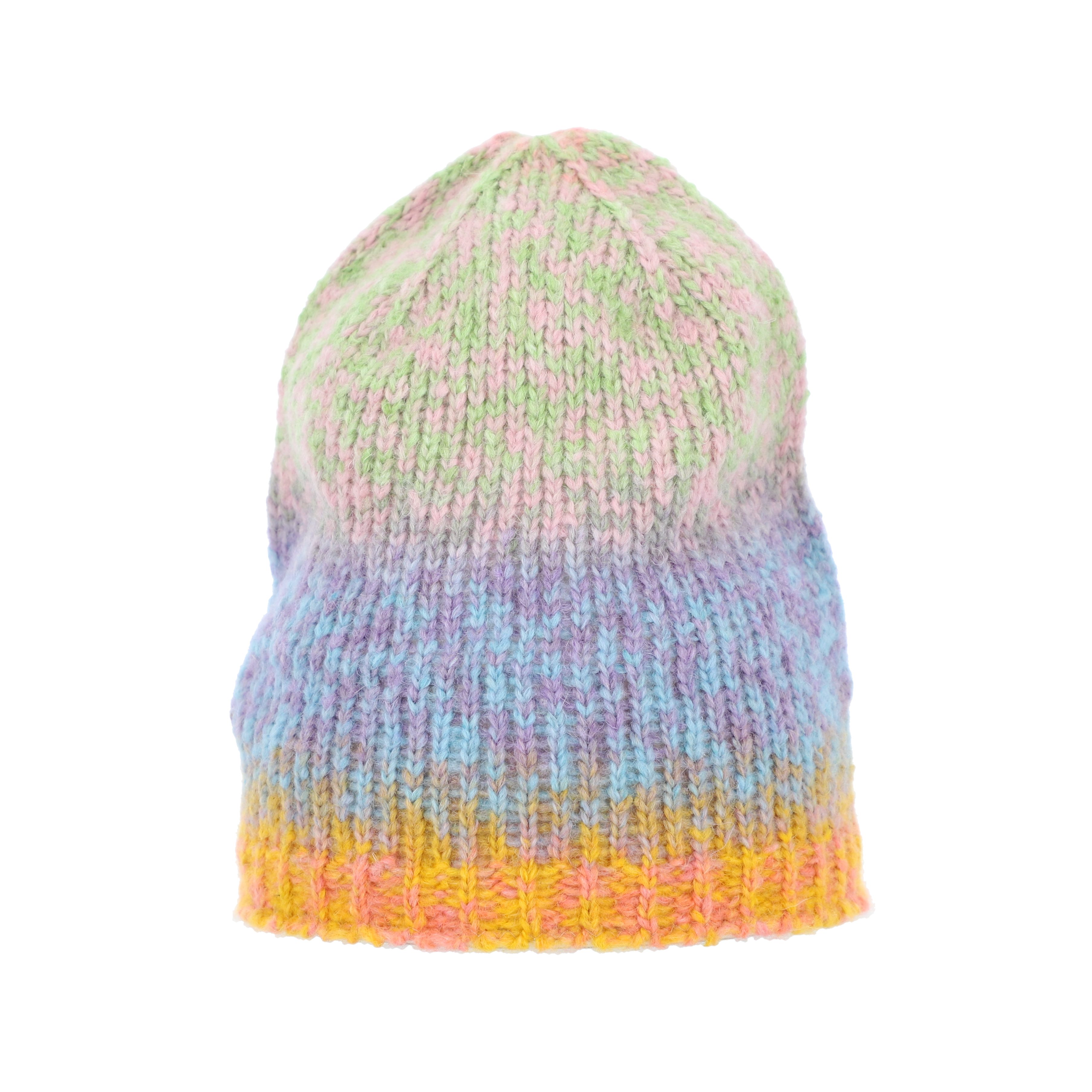 halsüberkopf Accessoires Strickmütze Beanie multicolor mit Innenfleece