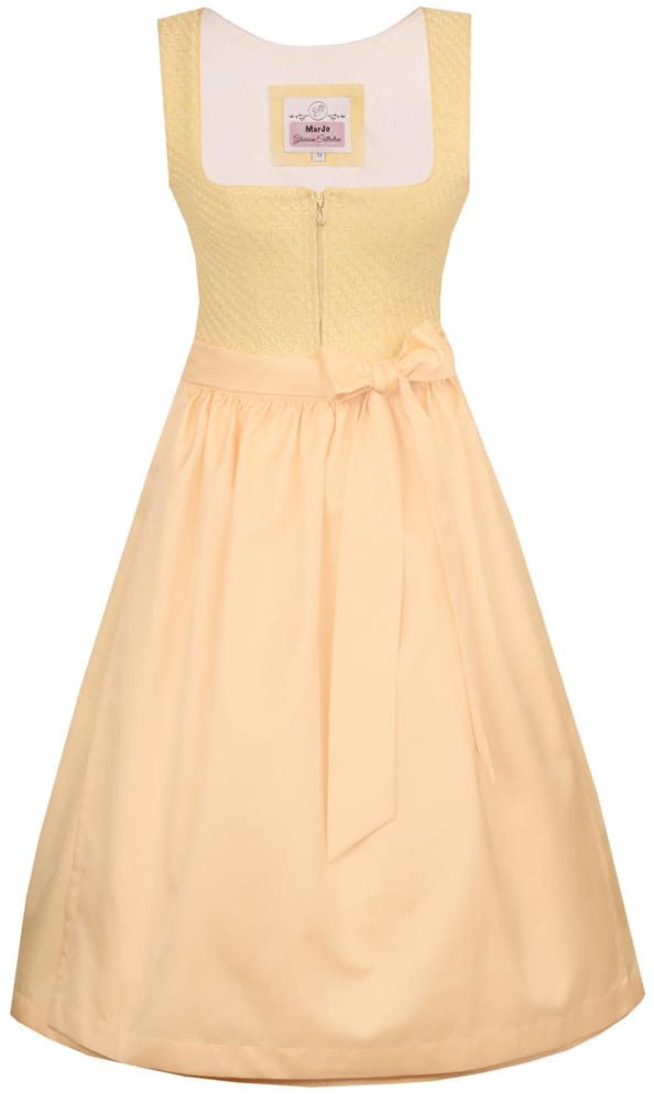 MarJo Dirndl Dirndl Zenting 65cm Länge zitrone