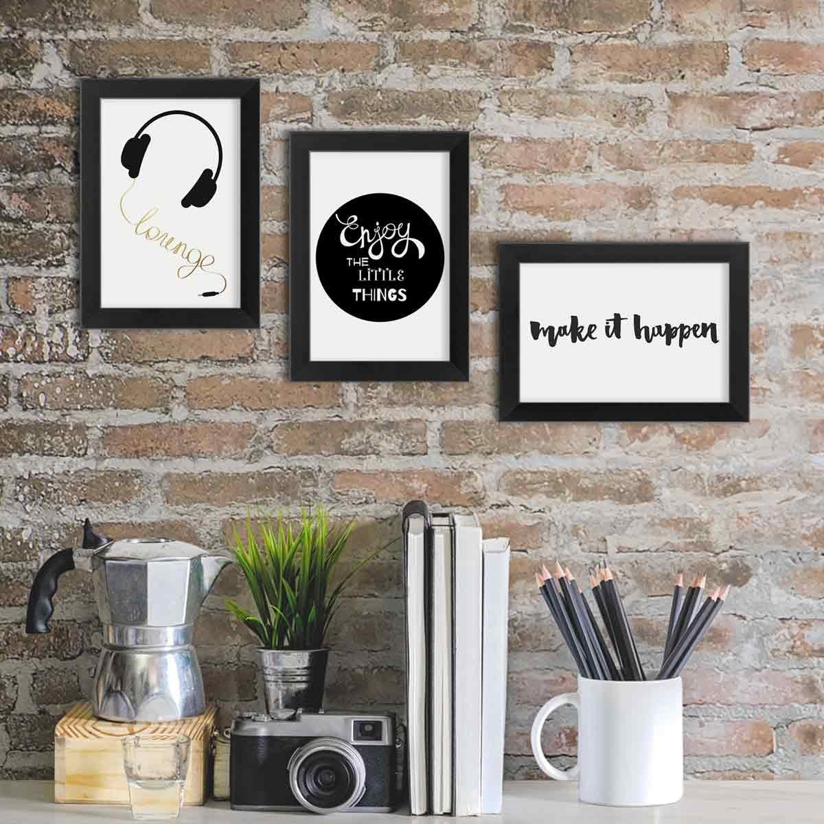 PHOTOLINI Bilderrahmen 3er Set, stabiles MDF-Holz, günstig online kaufen