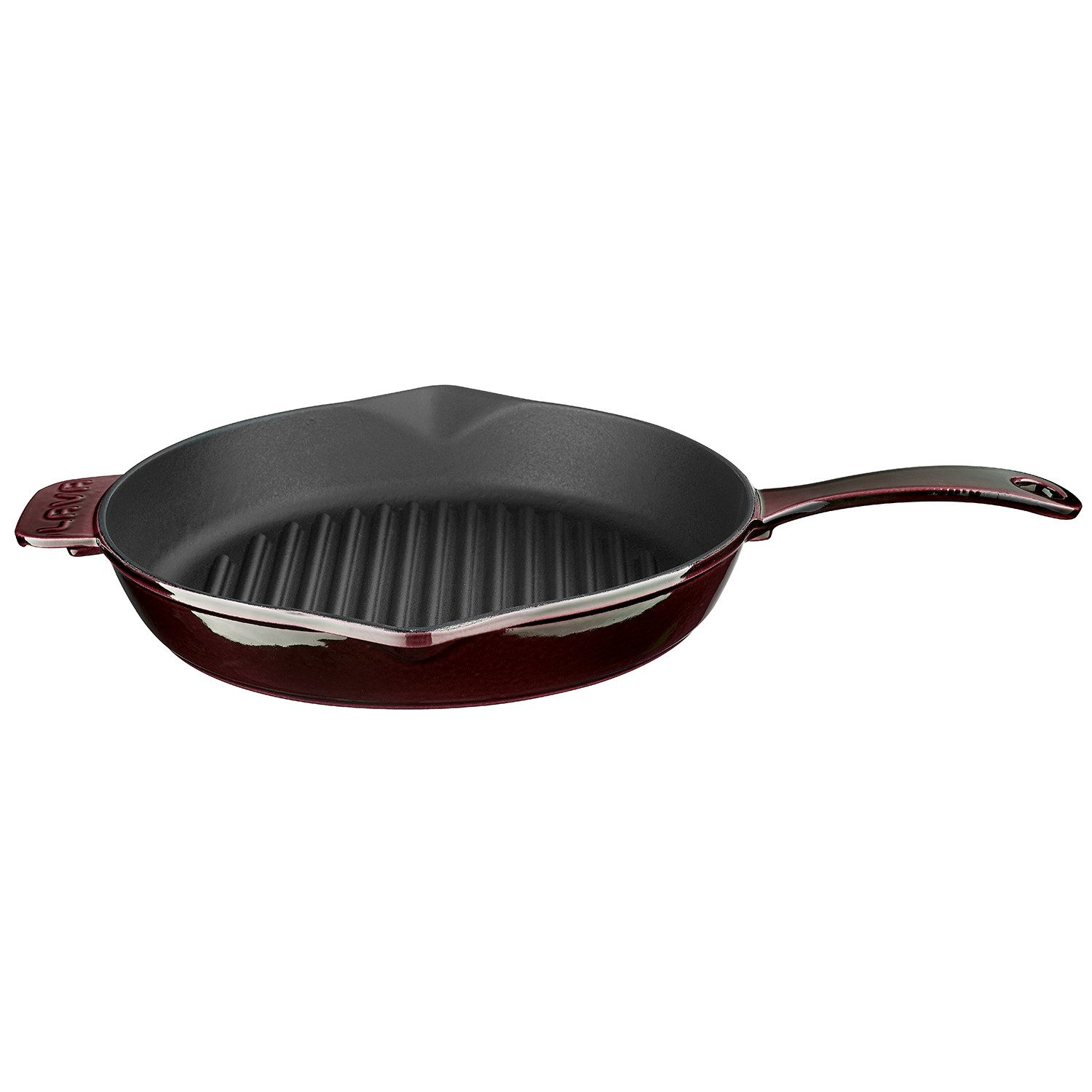 Grillpfanne LAVA Grillpfanne aus emailliertem Gusseisen, Ø 28 cm, 2,3 Liter