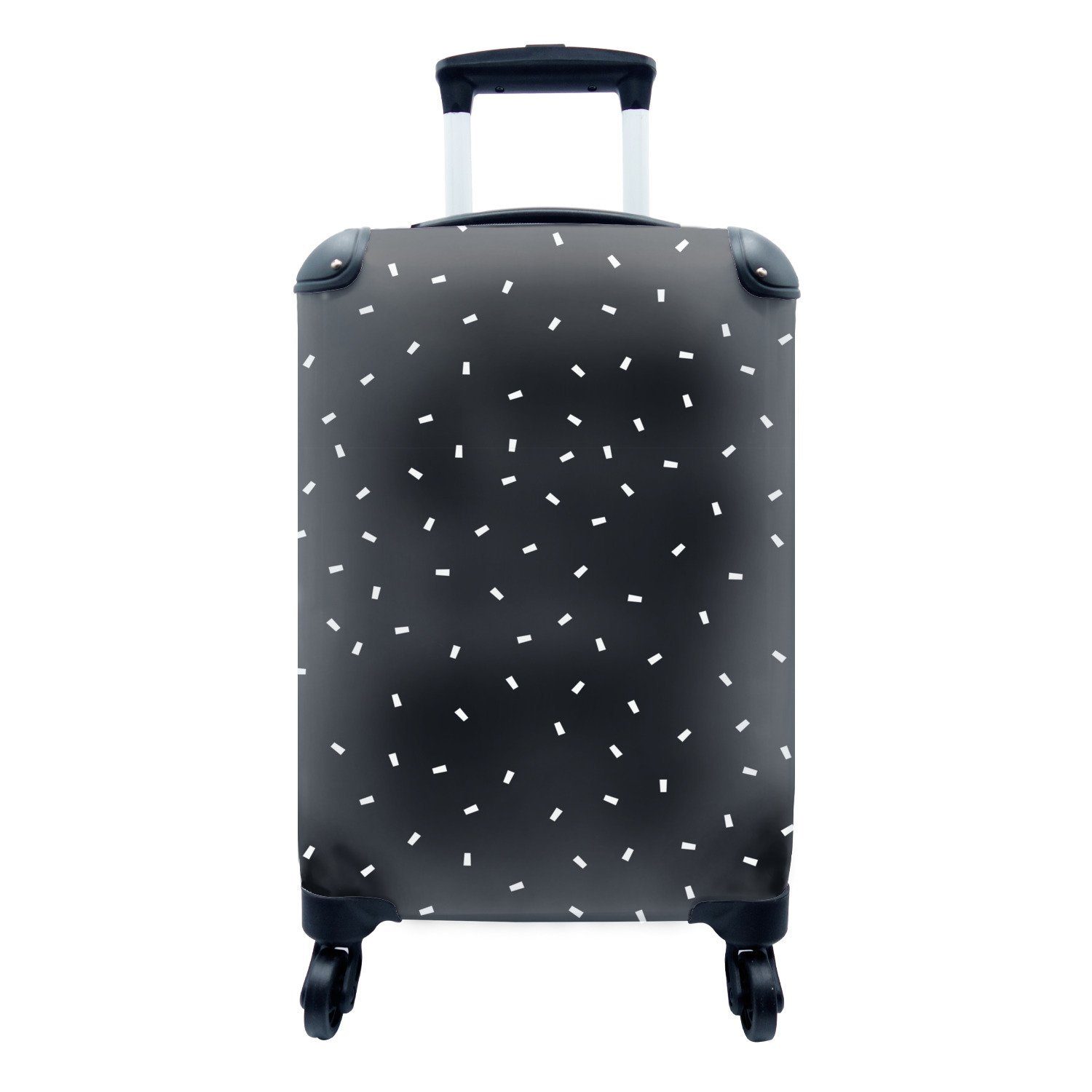 MuchoWow Handgepäckkoffer »Trolley Extra Leicht Muster - Sprinkles ...