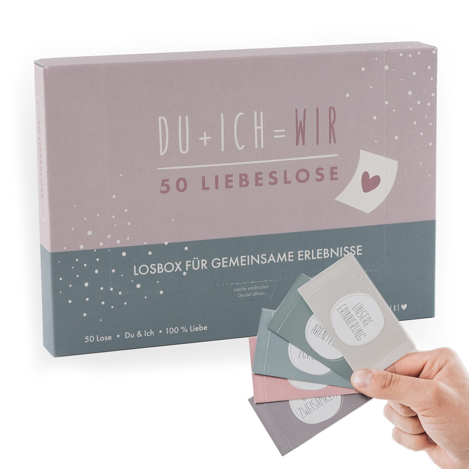 Spielesammlung Losbox für Paare Du+Ich=Wir