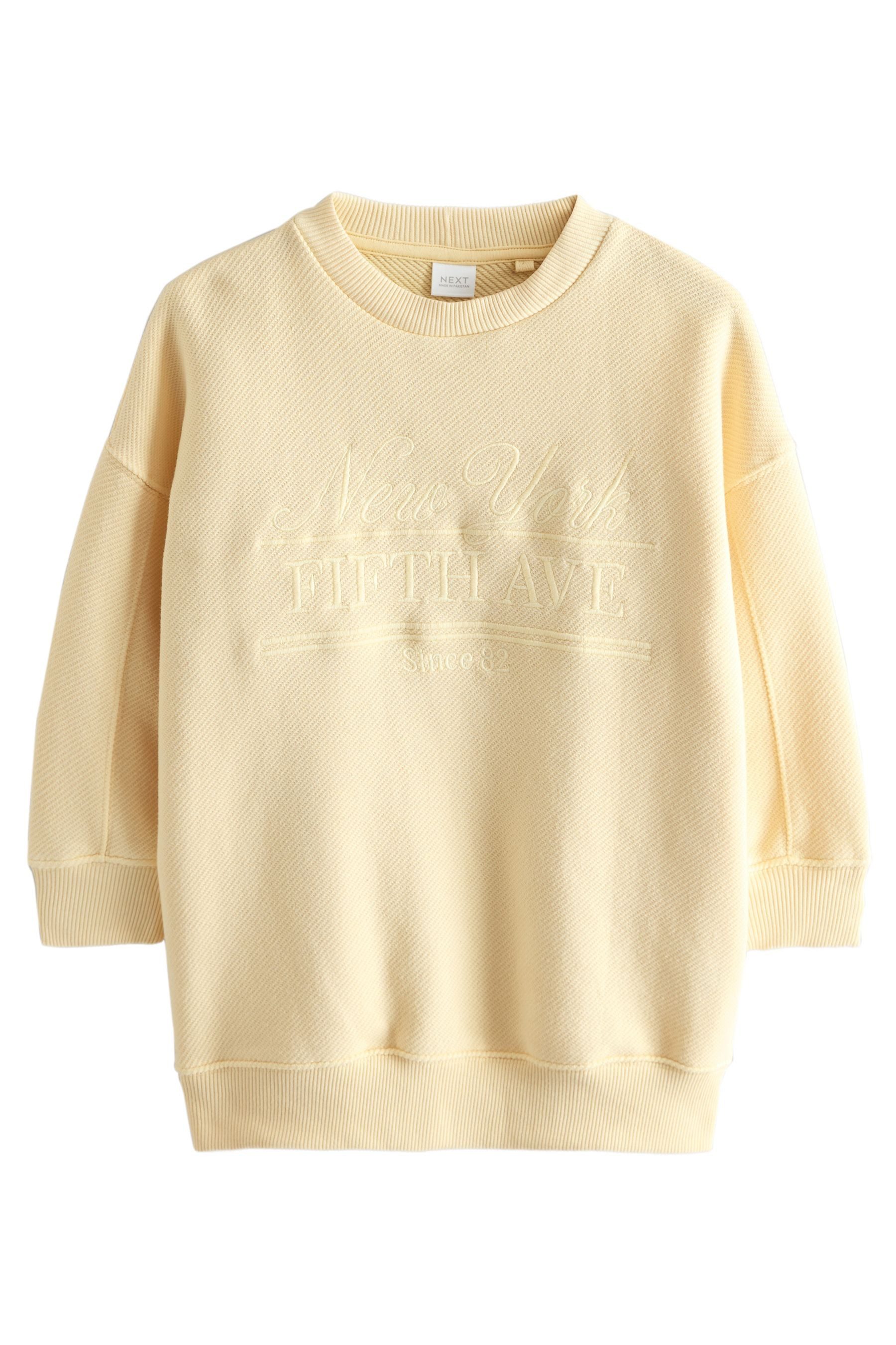 Sweater Gestreiftes Rundhals-Sweatshirt