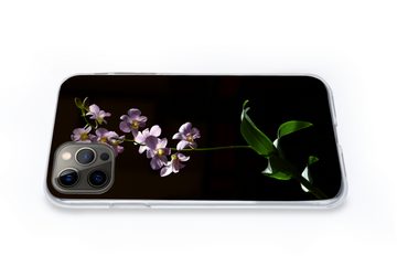 MuchoWow Handyhülle Orchidee - Blume - Rosa, Handyhülle Apple iPhone 13 Pro, Smartphone-Bumper, Print, Handy