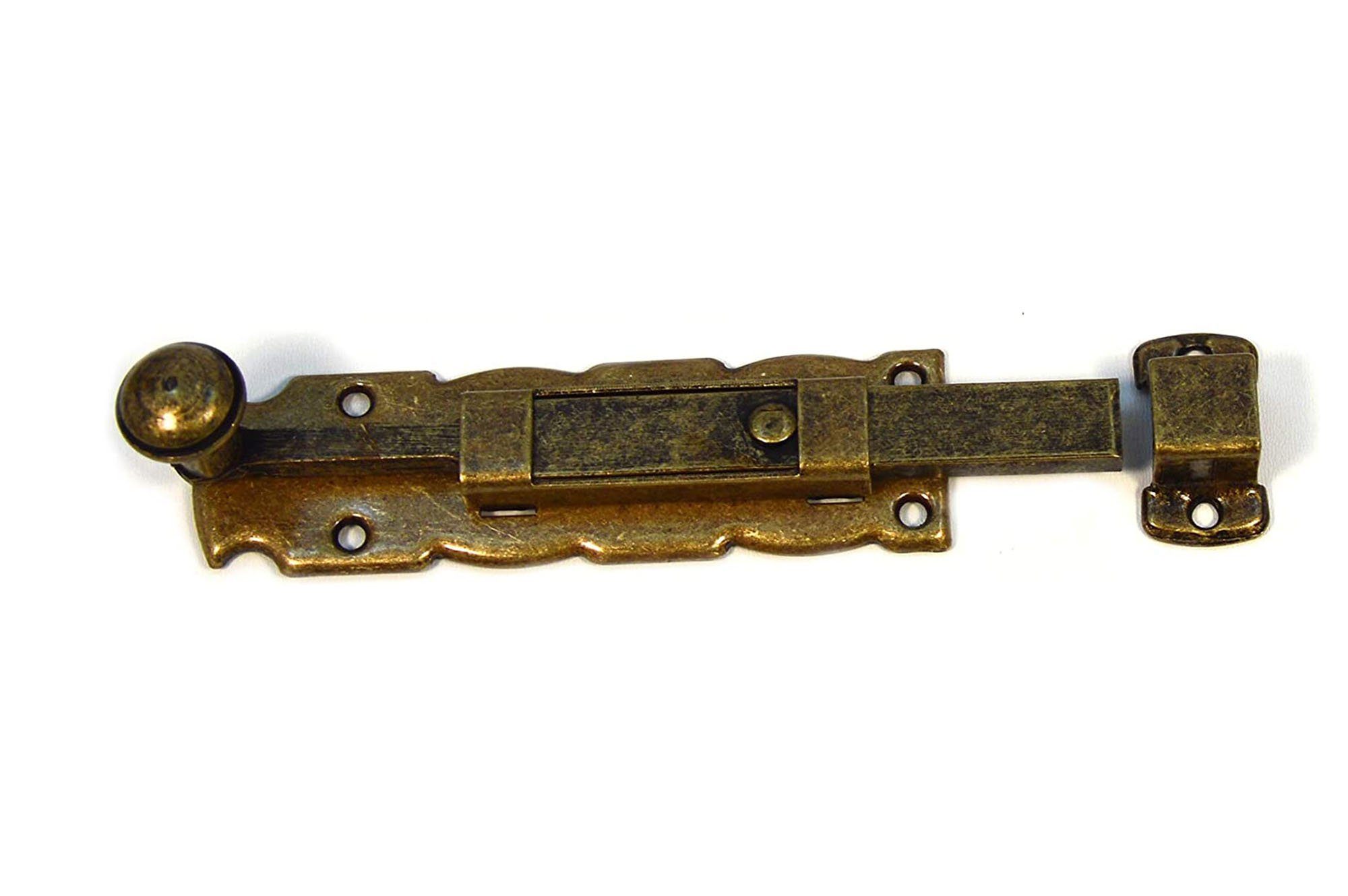 Türriegel Möbelriegel Türriegel Schubriegel Torschieber Bolzenriegel Alt Gold