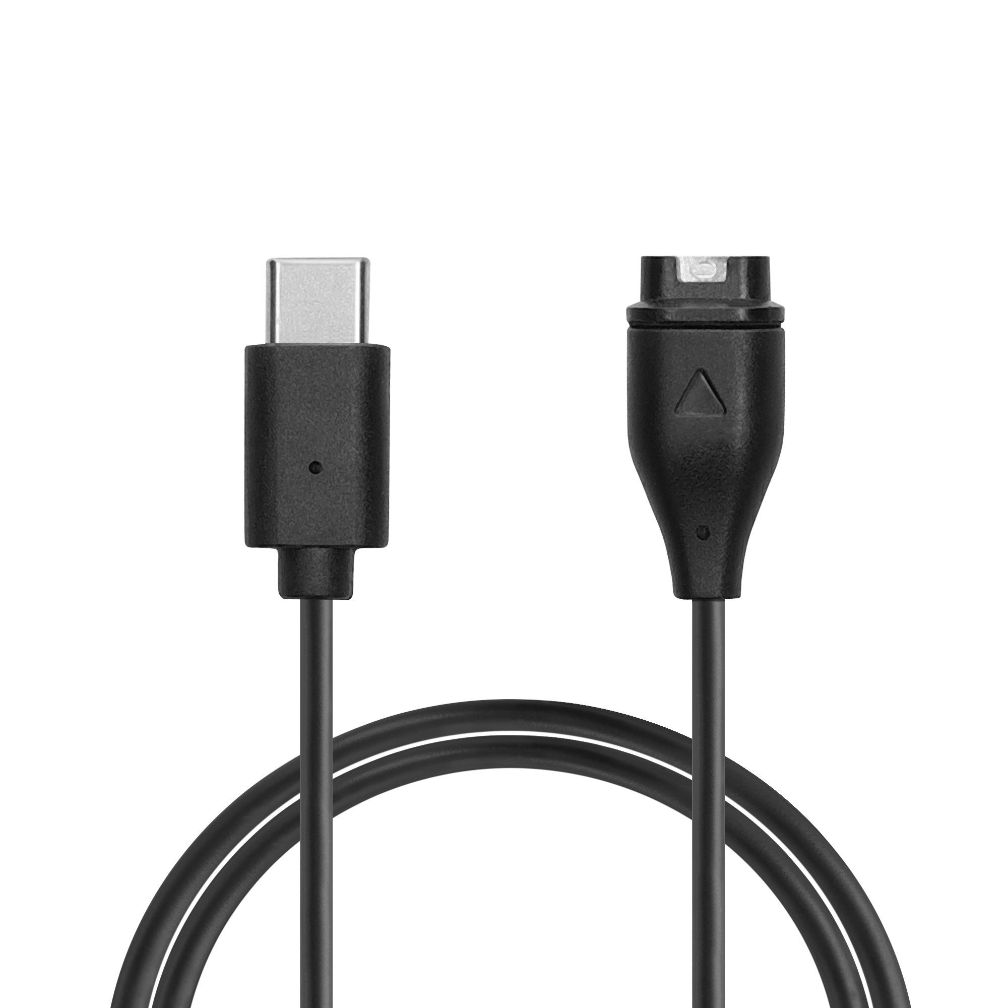 kwmobile Smartwatch USB-C Kabel für Garmin vivomove 3S / vivoactive 4 4S 5 / Smartphone-Ladegerät (1-tlg., USB-C Ladekabel für Smartwatch Aufladekabel Fitnesstracker Ersatzkabel)