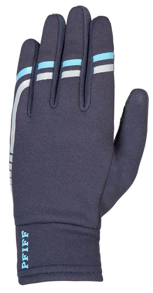 PFIFF Reithandschuhe Reithandschuh 'Silicon' Winter Touchscreen-fähiges Material an Zeigefinger und Daumen
