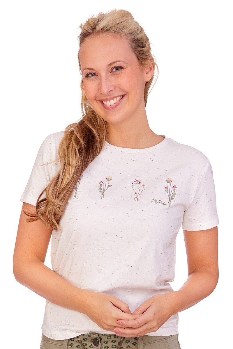 Outdoorbluse Shirt Damen - ALLMANNSHOFEN - creme, mandelrosa