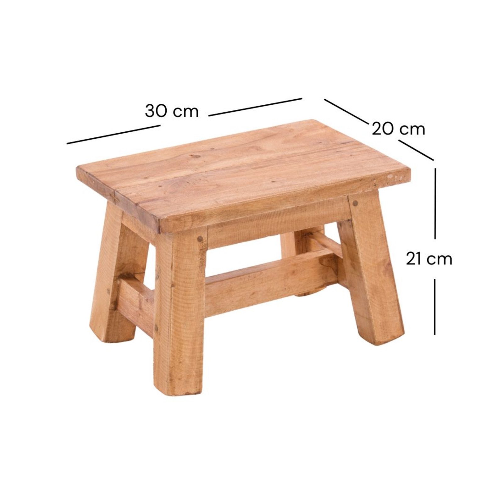 DESIGN DELIGHTS Hocker FUSSHOCKER Monte, 30x21cm(BxH), günstig online kaufen