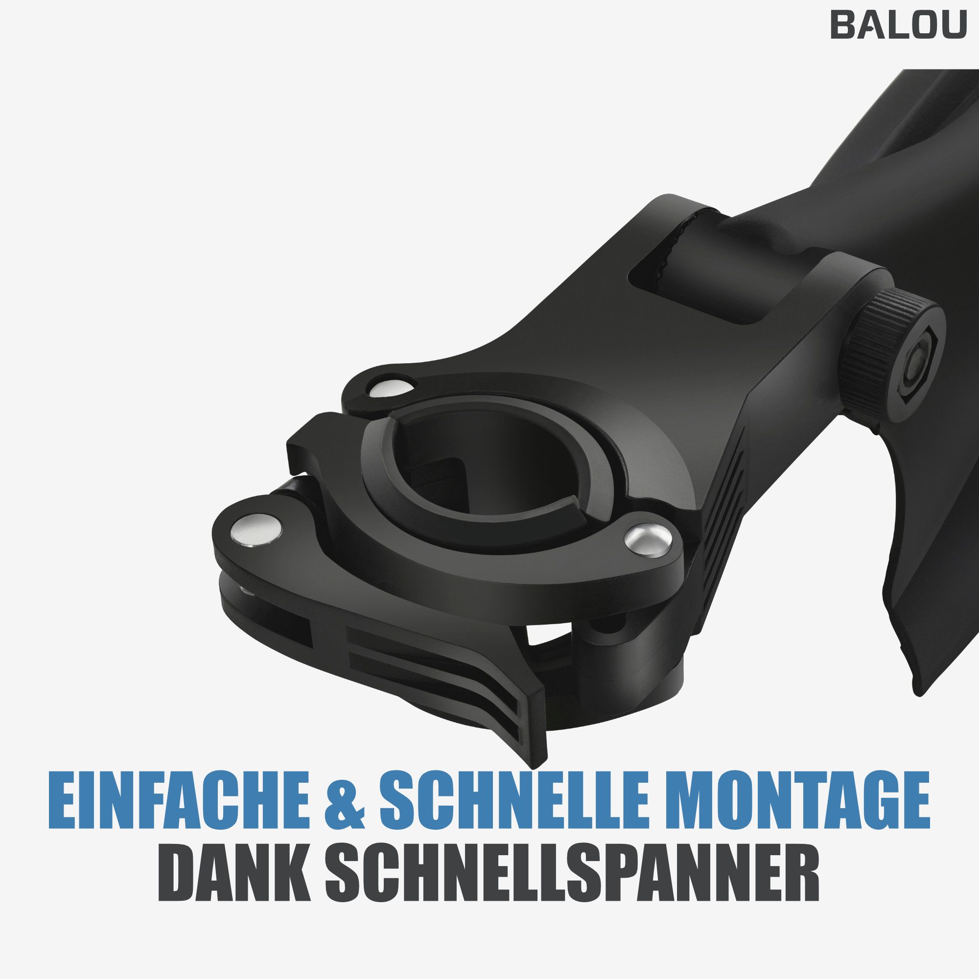 BALOU Schutzblech BALOU Mountainbike Fahrrad Schutzblech, 24-29" – Bild 5 von 5