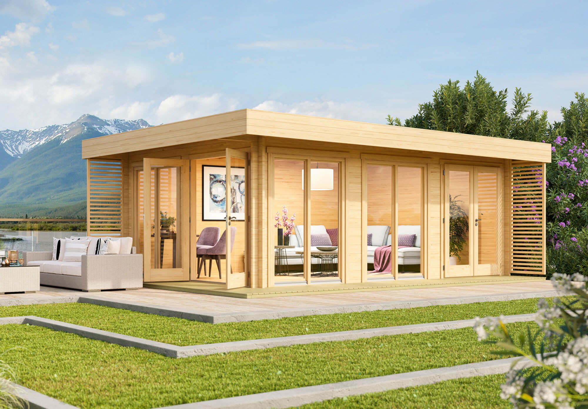 Fjordholz Gartenhaus Lina 44 B