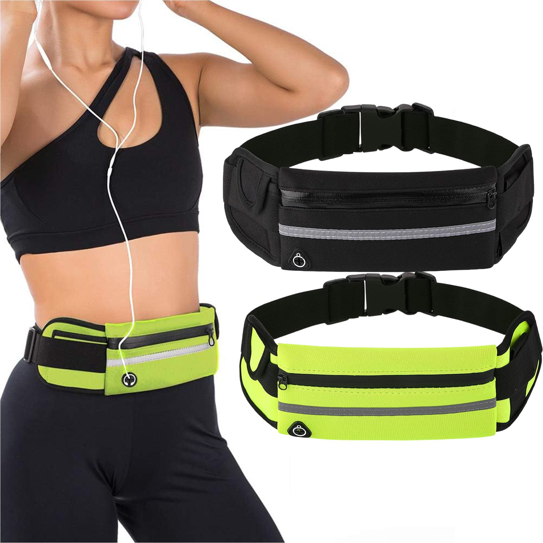 Mutig Gürteltasche 2 Stück Laufgurt für Handy, Lauftasche, Hüfttasche für J günstig online kaufen