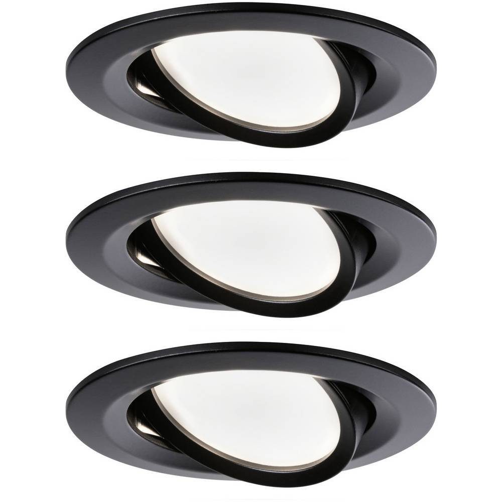 LED Einbauleuchte EBL Nova Coin rund schwenkbar LED 3x6W 2700K 230V