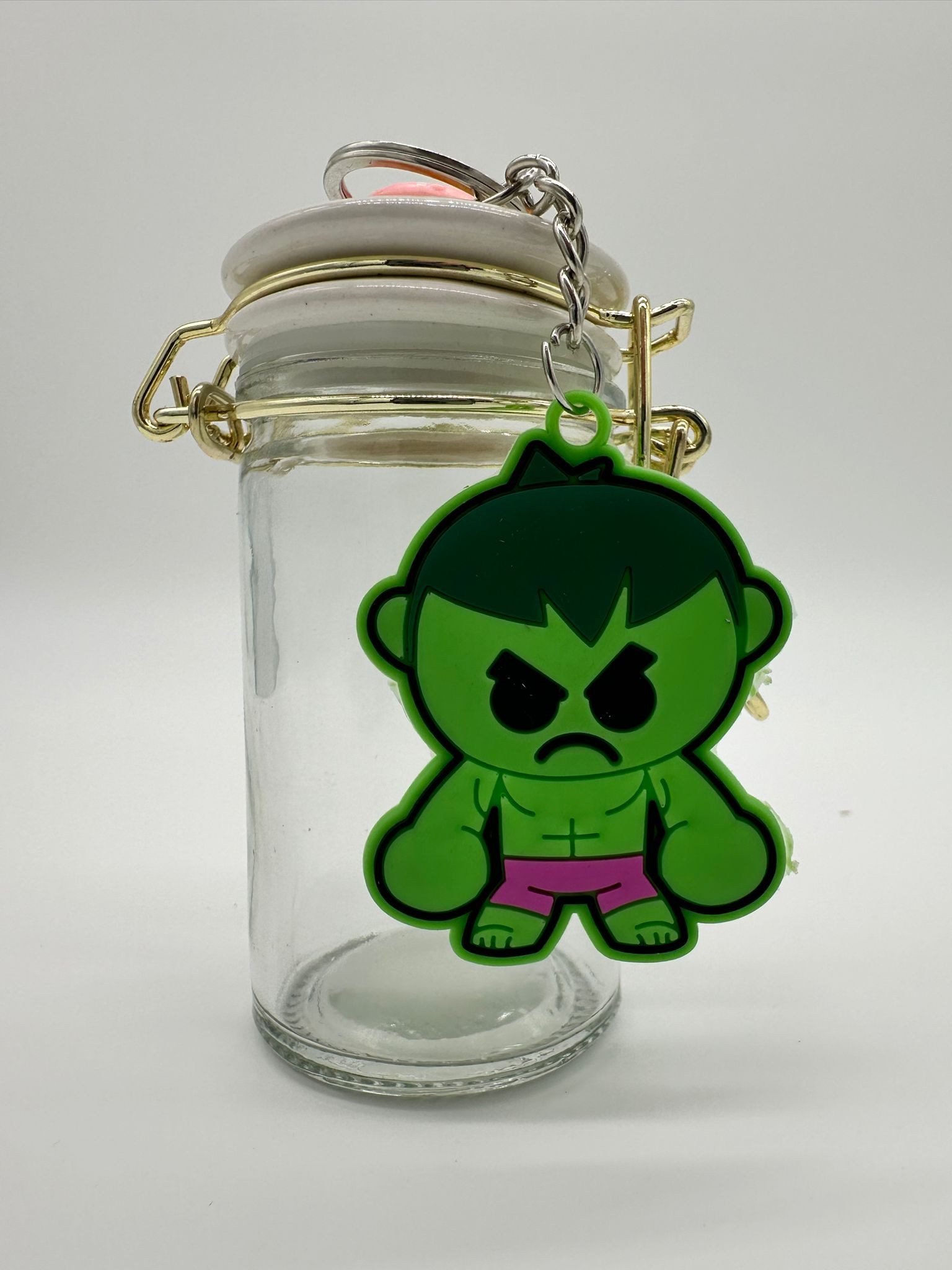 MARVEL Schlüsselanhänger Schlüsselanhänger Marvel Hulk, Schlüsselanhänger Haustierschlüsselanhänger Geschenk Hund Frau Herren