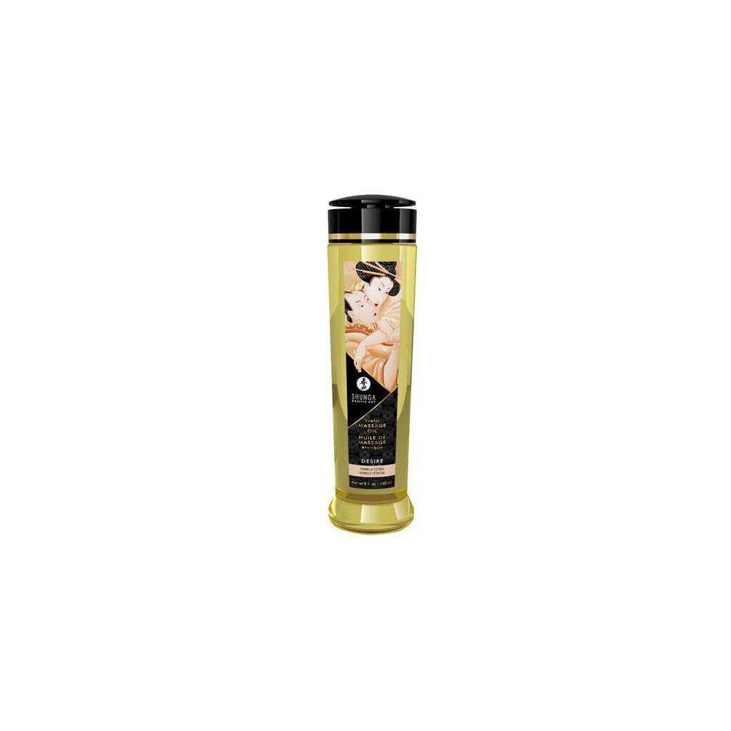 SHUNGA Massageöl Shunga - Massage Oil Desire Vanilla 240 ml für sinnliche Massagen mehr