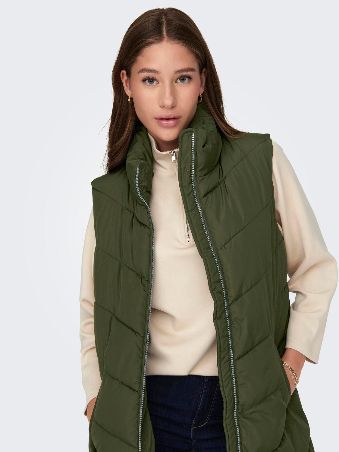 Steppweste JDYFINNO LONG PADDED WAISTCOAT NEW NOOS