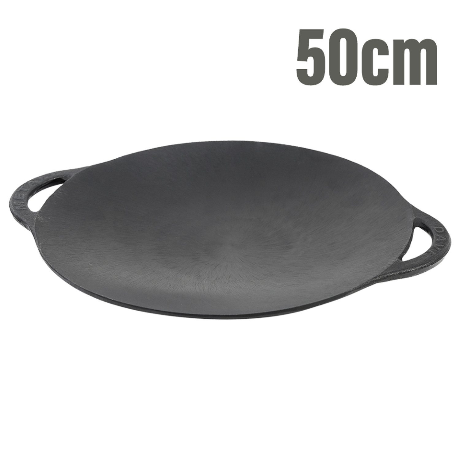 Olymp Handels GmbH Bratpfanne Pfanne Deckel Sadzh 50cm aus Gusseisen Bratpfanne