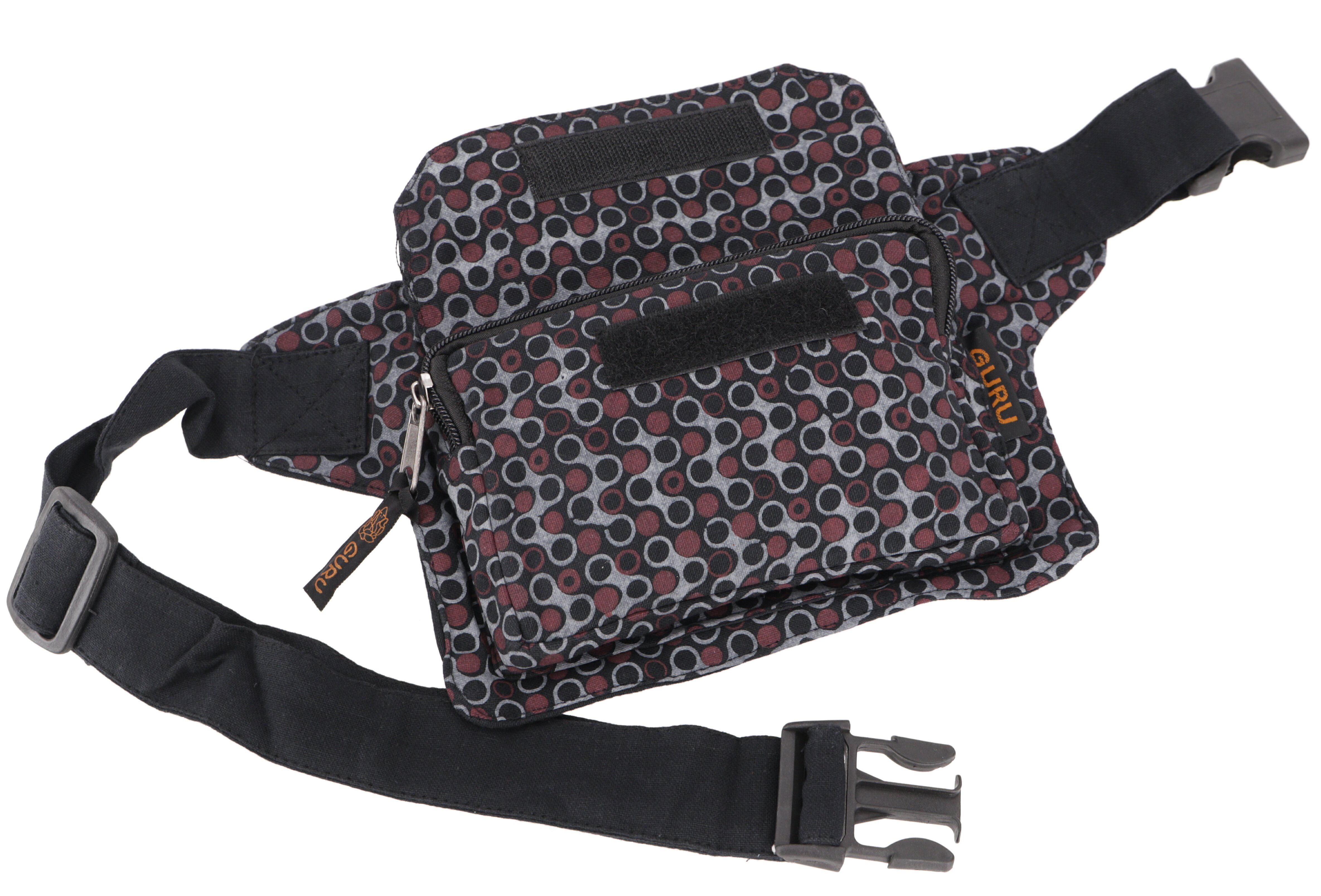 Guru-Shop Gürteltasche Bedruckte Stoff Sidebag & Gürteltasche,..