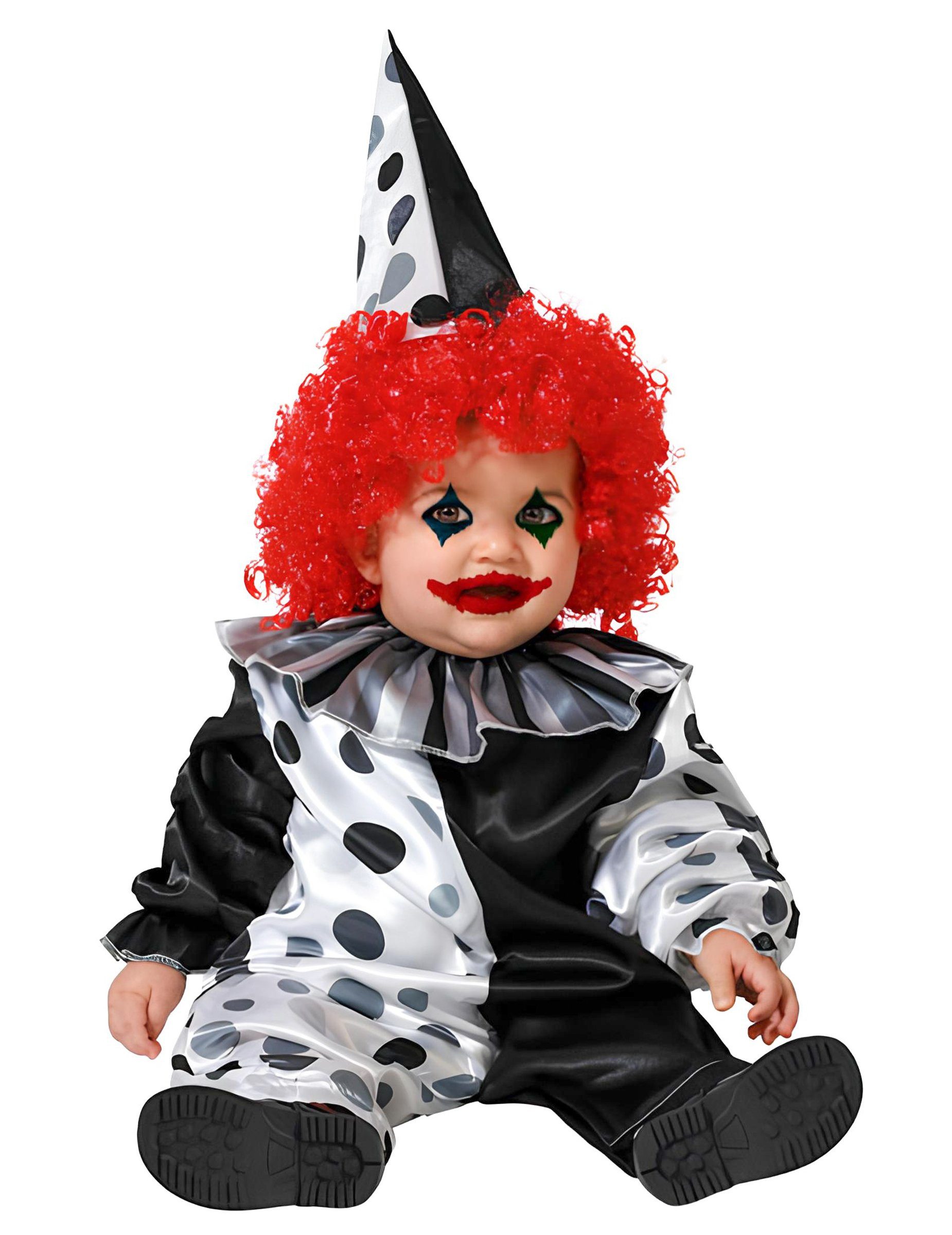 atosa Clown-Kostüm Kleiner Clown Kostüm für Babys