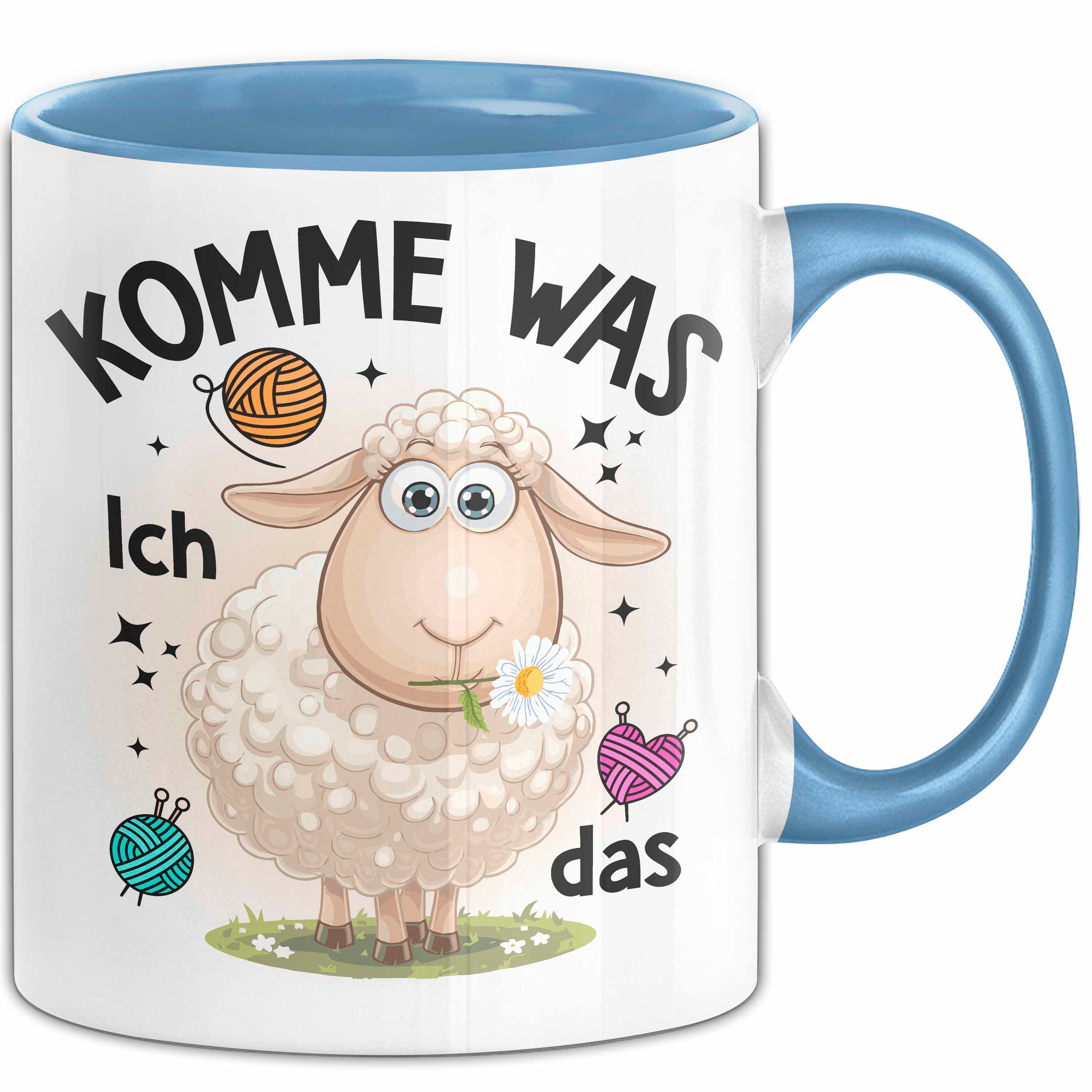 Trendation Tasse Schaf Tasse Geschenkidee Komme Was Wolle Ich Sheep That