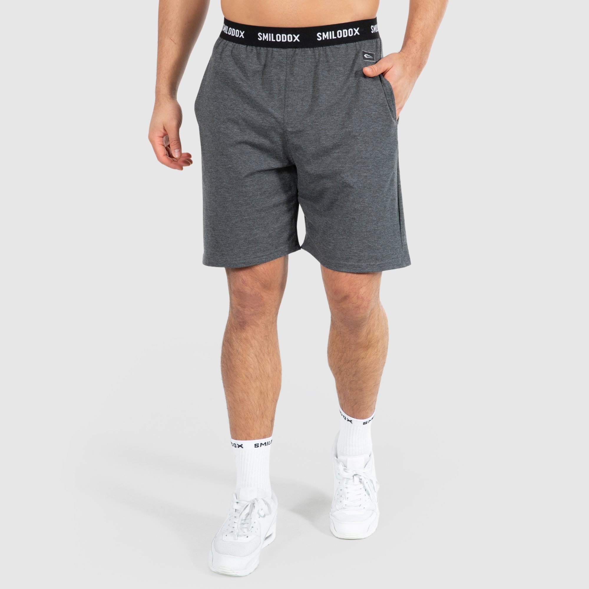 Smilodox Shorts Shorts Avis - Anthrazit Melange