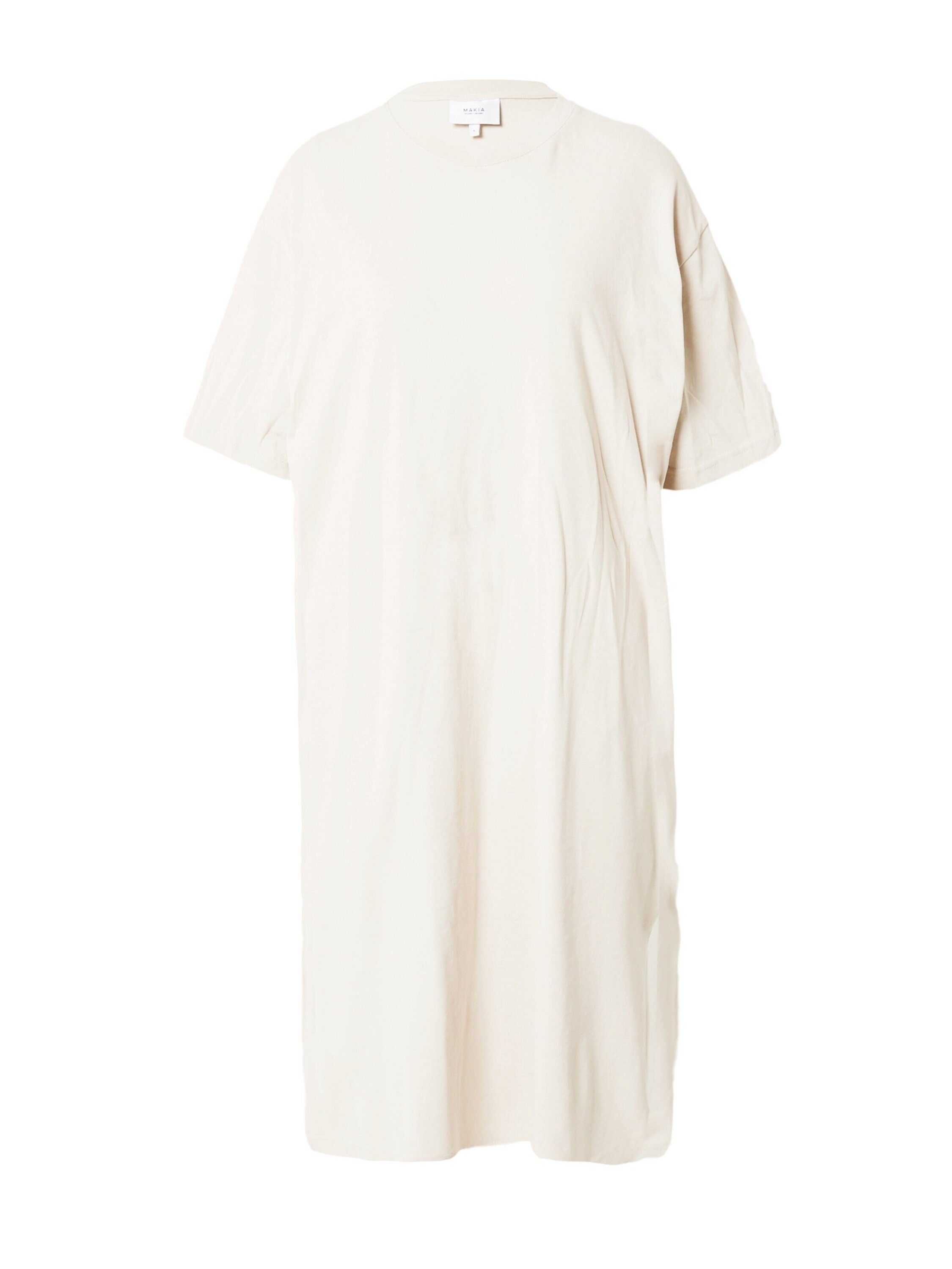 MAKIA Jerseykleid Adi (1-tlg) Plain/ohne Details off white