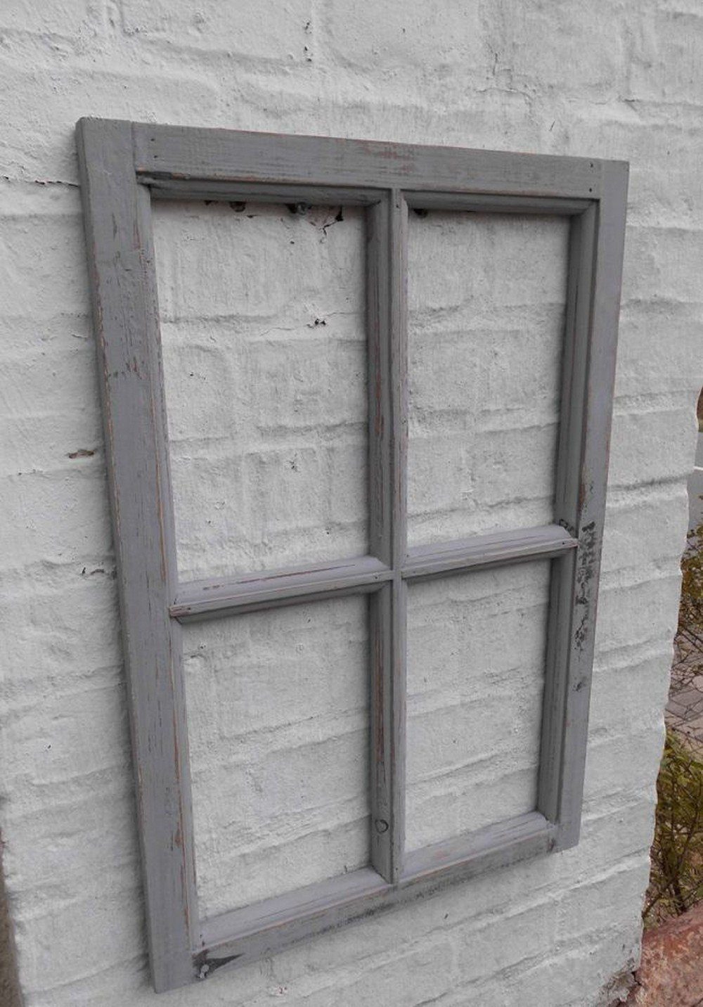Deko-Impression Wanddekoobjekt Fenster Sprossenfenster Bilderrahmen Wanddek günstig online kaufen