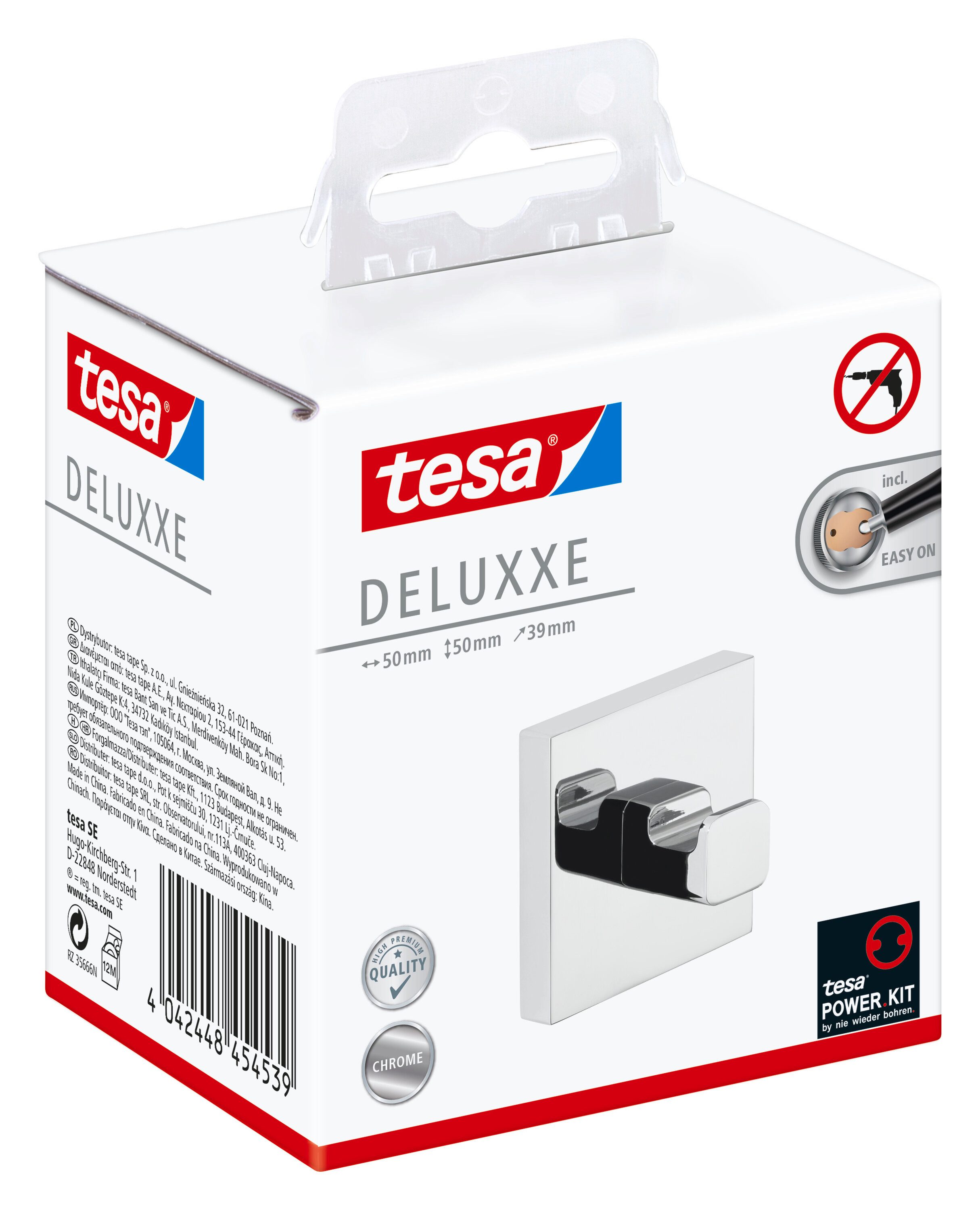 tesa Handtuchhaken DELUXXE Handtuchhaken ohne Bohren günstig online kaufen