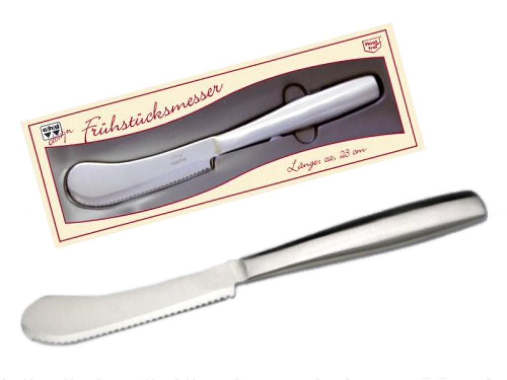 CHG Ножи для хлеба CHG Edelstahl Ножи для хлеба Streichmesser Buttermesser Нож для булочек, rostfreiem Edelstahl, gewellte Klinge, breite Fläche des Spitze