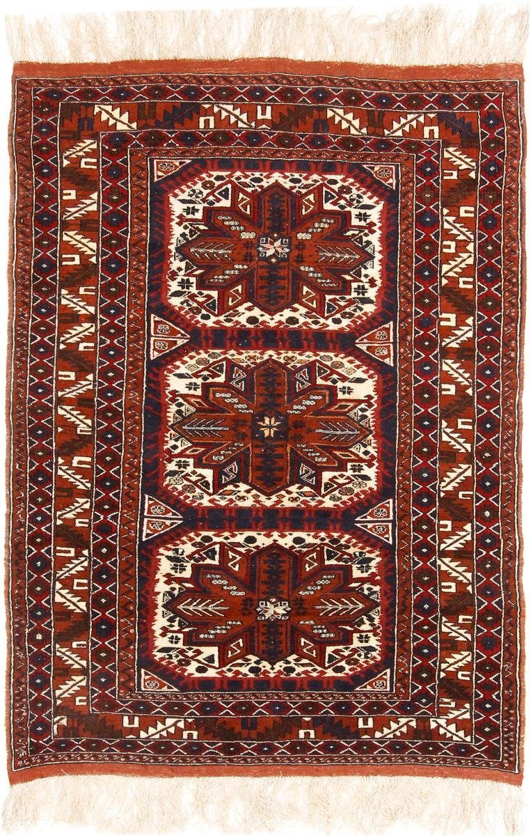 Orientteppich Afghan Mauri 120x163 Handgeknüpfter Orientteppich, Nain Trading, rechteckig, Höhe: 6 mm