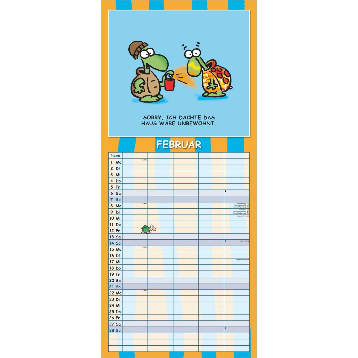 NEUMANN Wandkalender Lach mal wieder... Familienplaner 2027