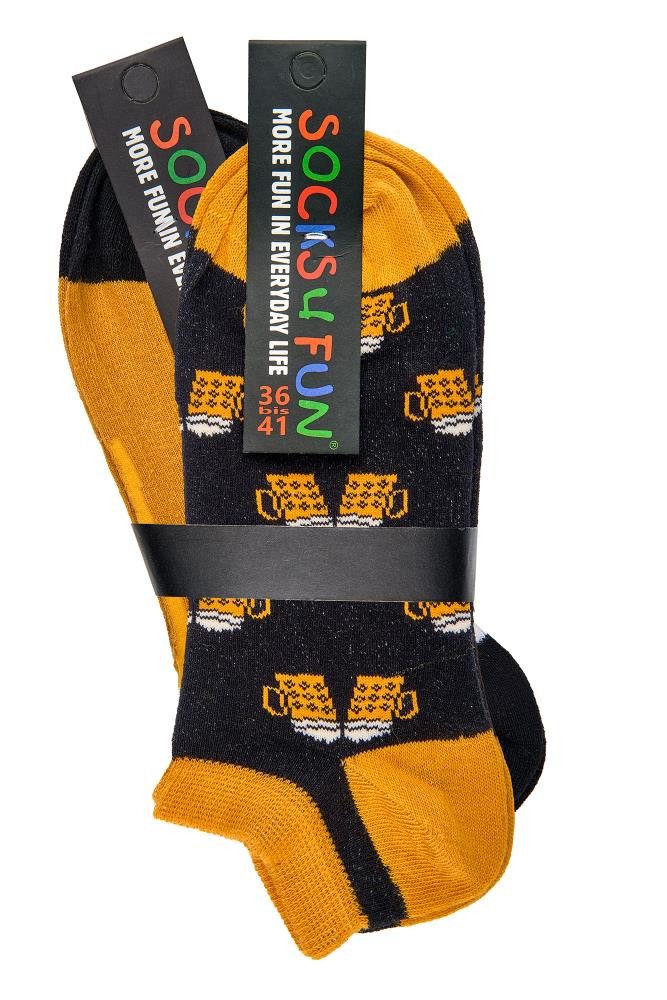 Socks 4 Fun Sneakersocken Motiv Bier günstig online kaufen