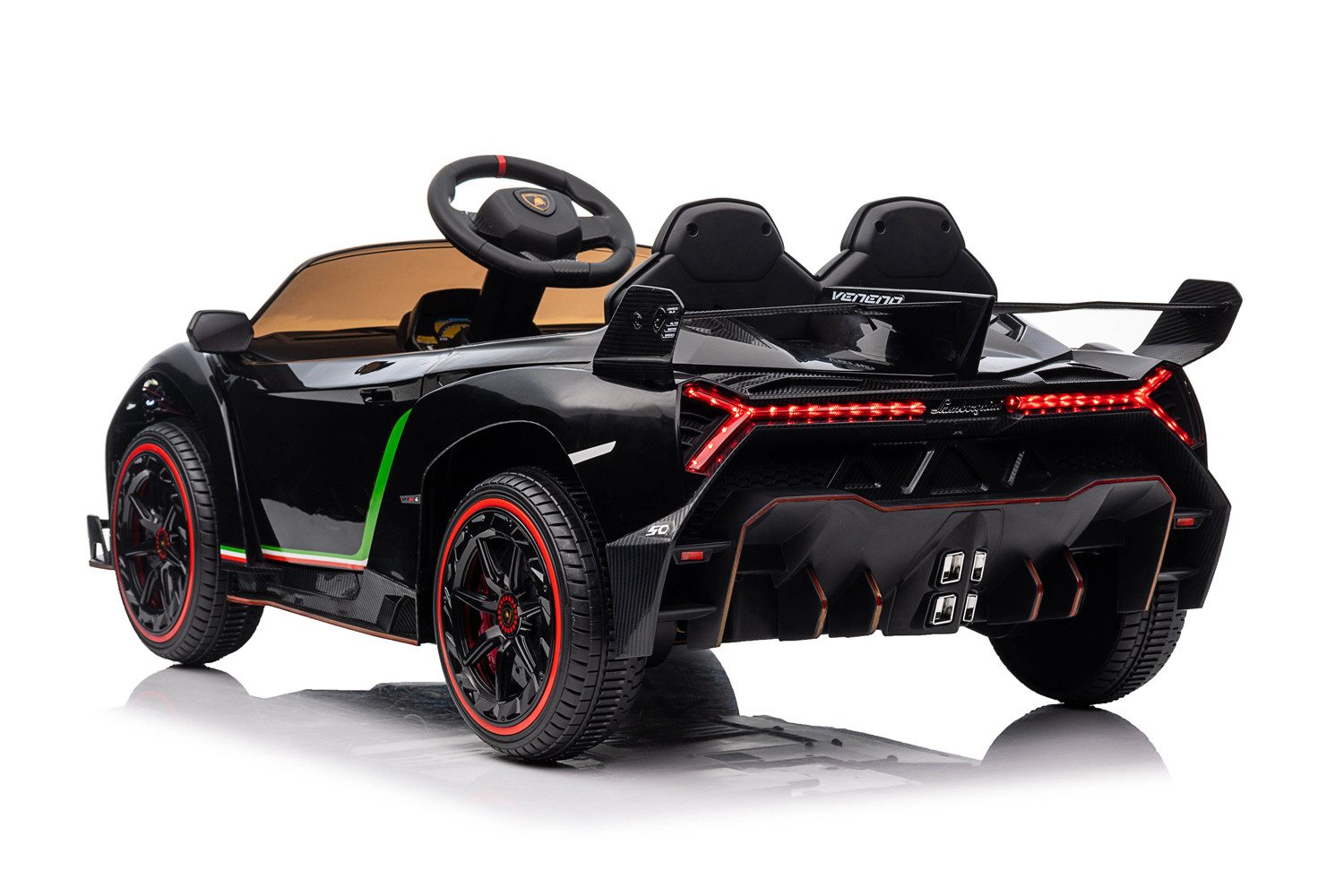 Smarty Elektro-Kinderauto Elektro Kinderauto Lamborghini VENENO mit Lizenz Allrad 4x25W 12V/7Ah