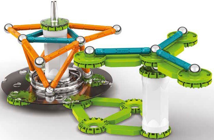 Geomag™ GEOMAG™ Mechanics Motion, Recycled Magnetic Gears Magnetspielbausteine, (96 St), aus recyceltem Material