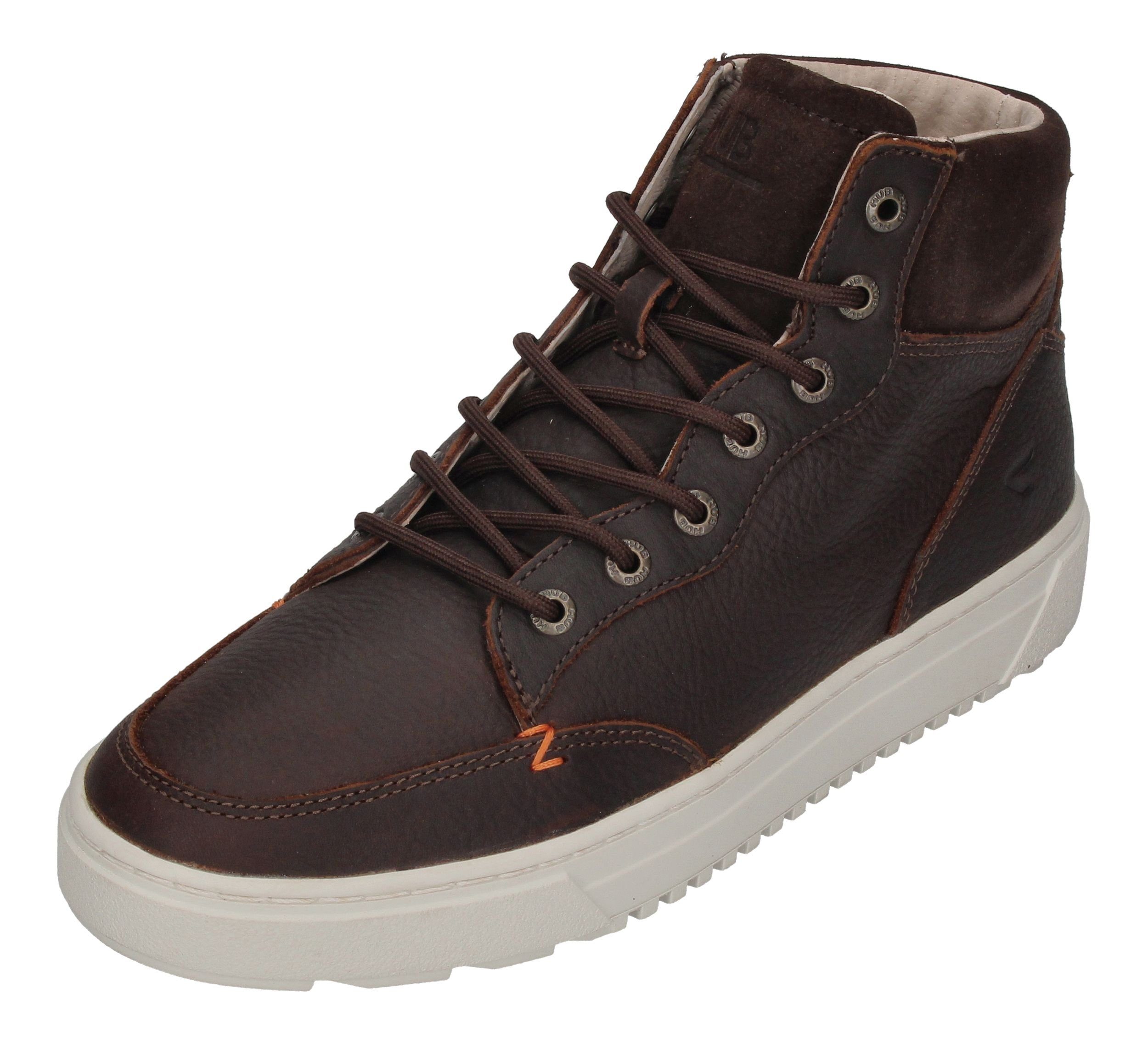 HUB DUNDEE L65 Sneaker Dark Brown White