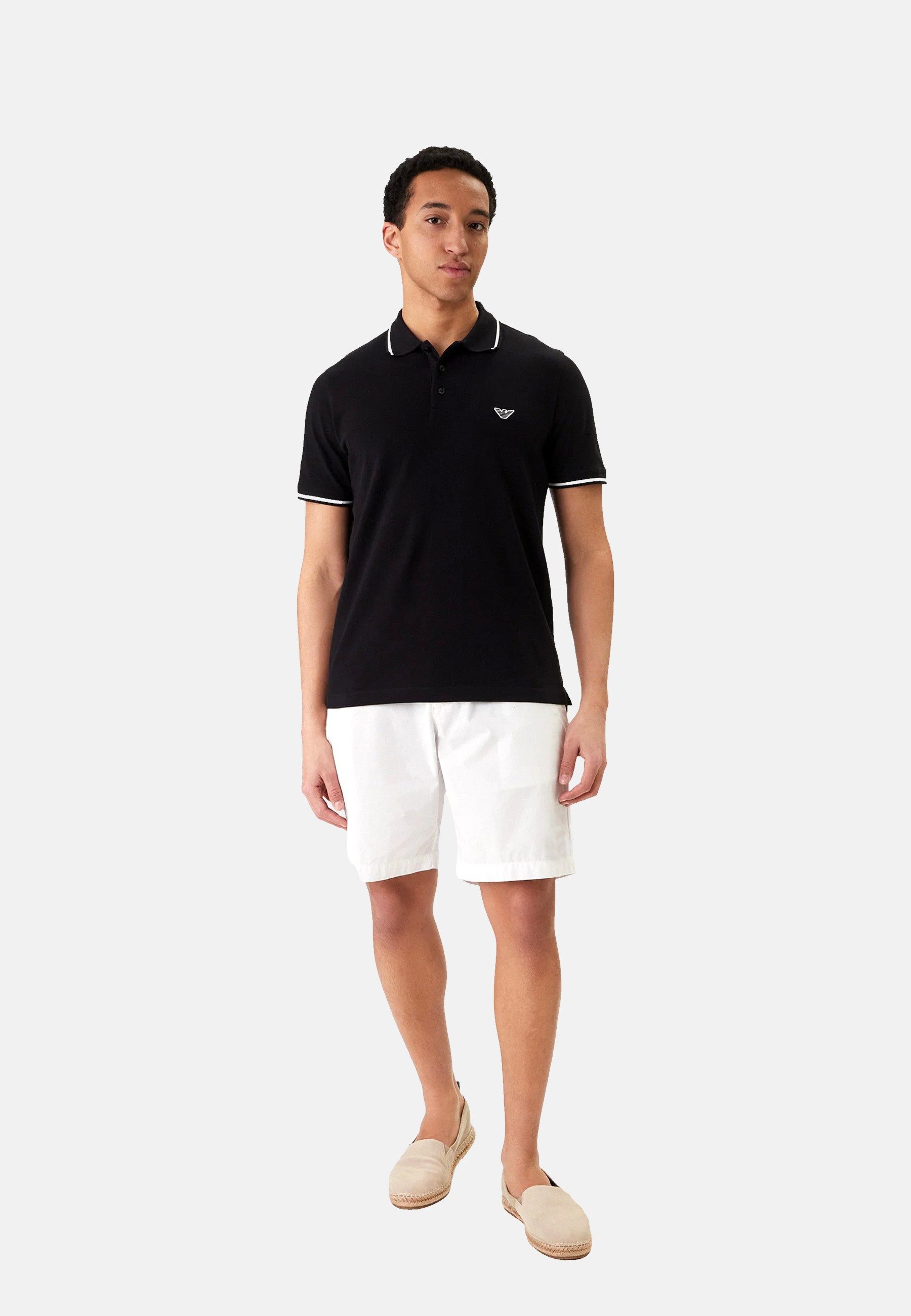 Emporio Armani Poloshirt Poloshirt Kurzarmshirt mit Polokragen (1-tlg., 1)