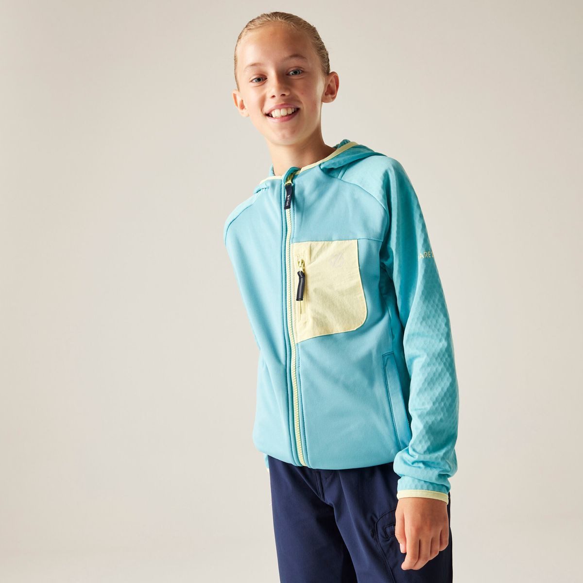 Dare2b Fleecejacke Expeditionmid Funktionale Kinderjacke für Outdoor-Abenteuer mit UV-Schutz und
