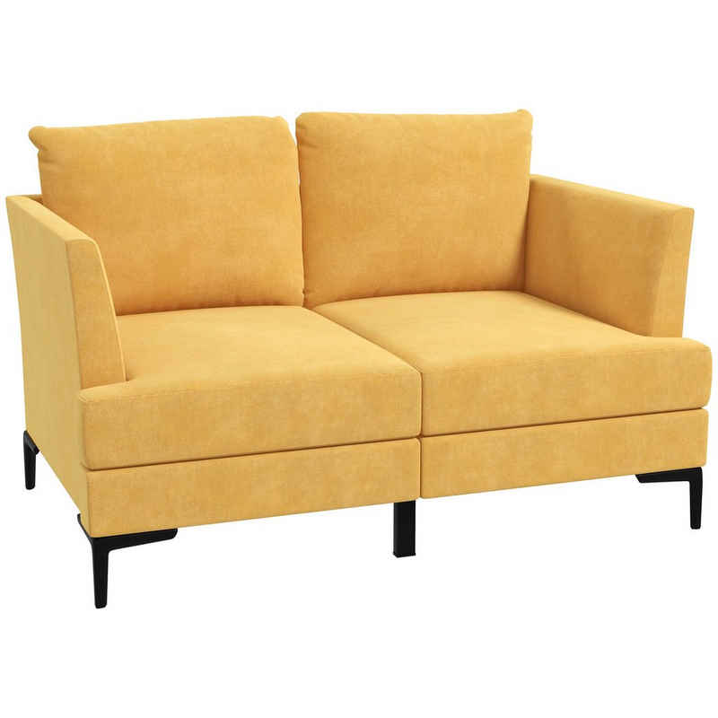 HOMCOM Loveseat Doppelsofa