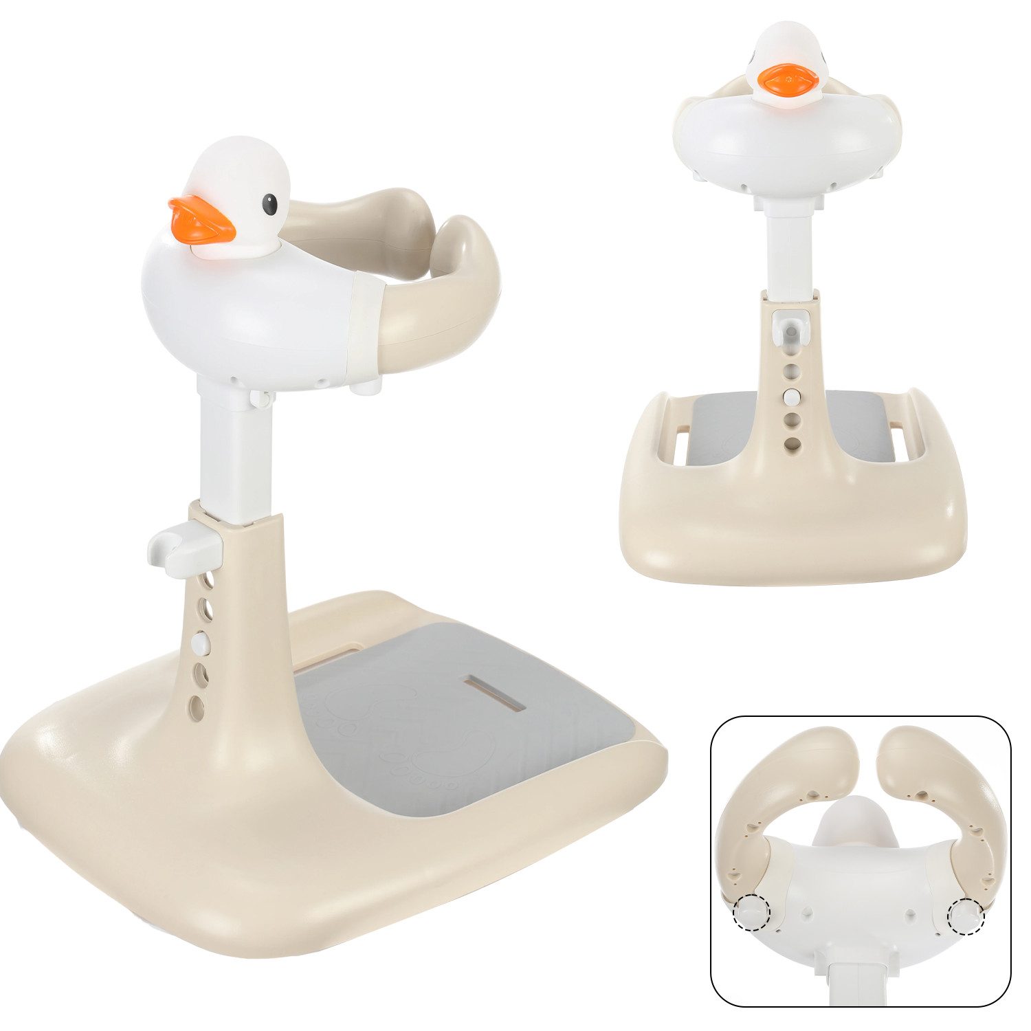 oyajia Babybadewanne Badewannenständer, Stehhilfe Baby Dusche, Kinder Duschhilfe (8-36 Mon)