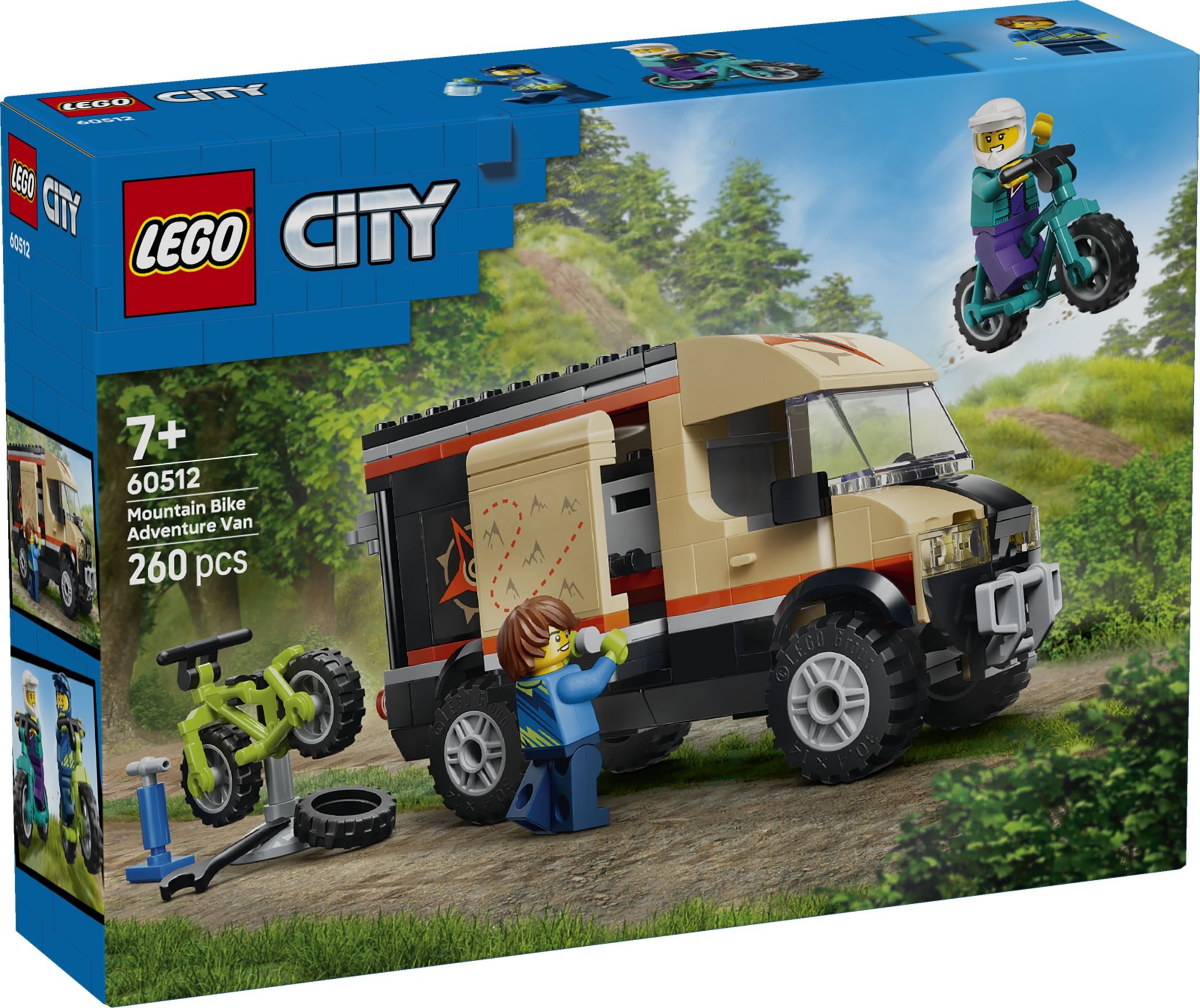 LEGO® LEGO® City 60512 Mountainbike-Abenteuervan Spielbausteine