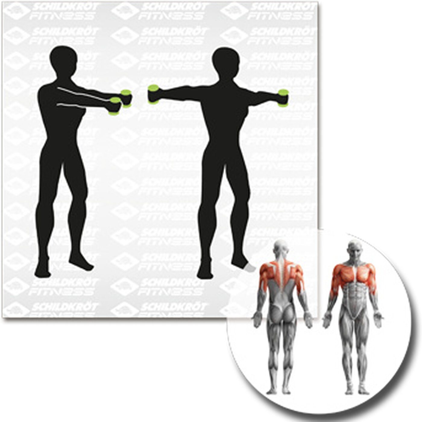 Schildkröt-Fitness Hantel-Set VINYL HANTEL Set, 2x 2,0kg (grey)