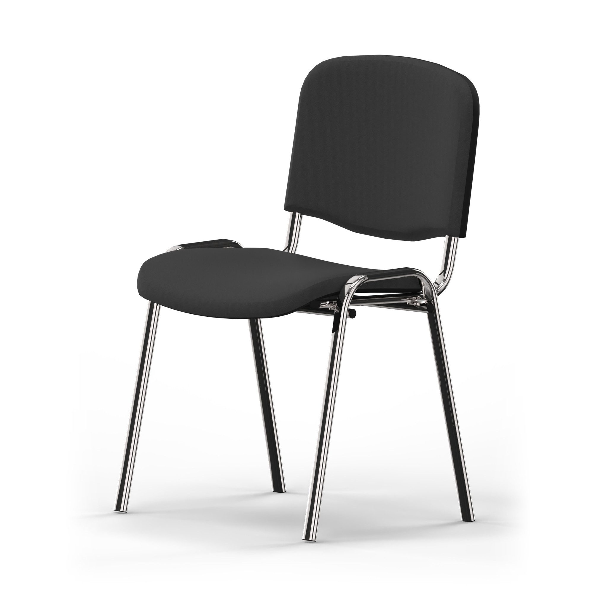 Nowy Styl Besucherstuhl Besucherstuhl ISO 4L 4Fuß gepolstert chrom/grau