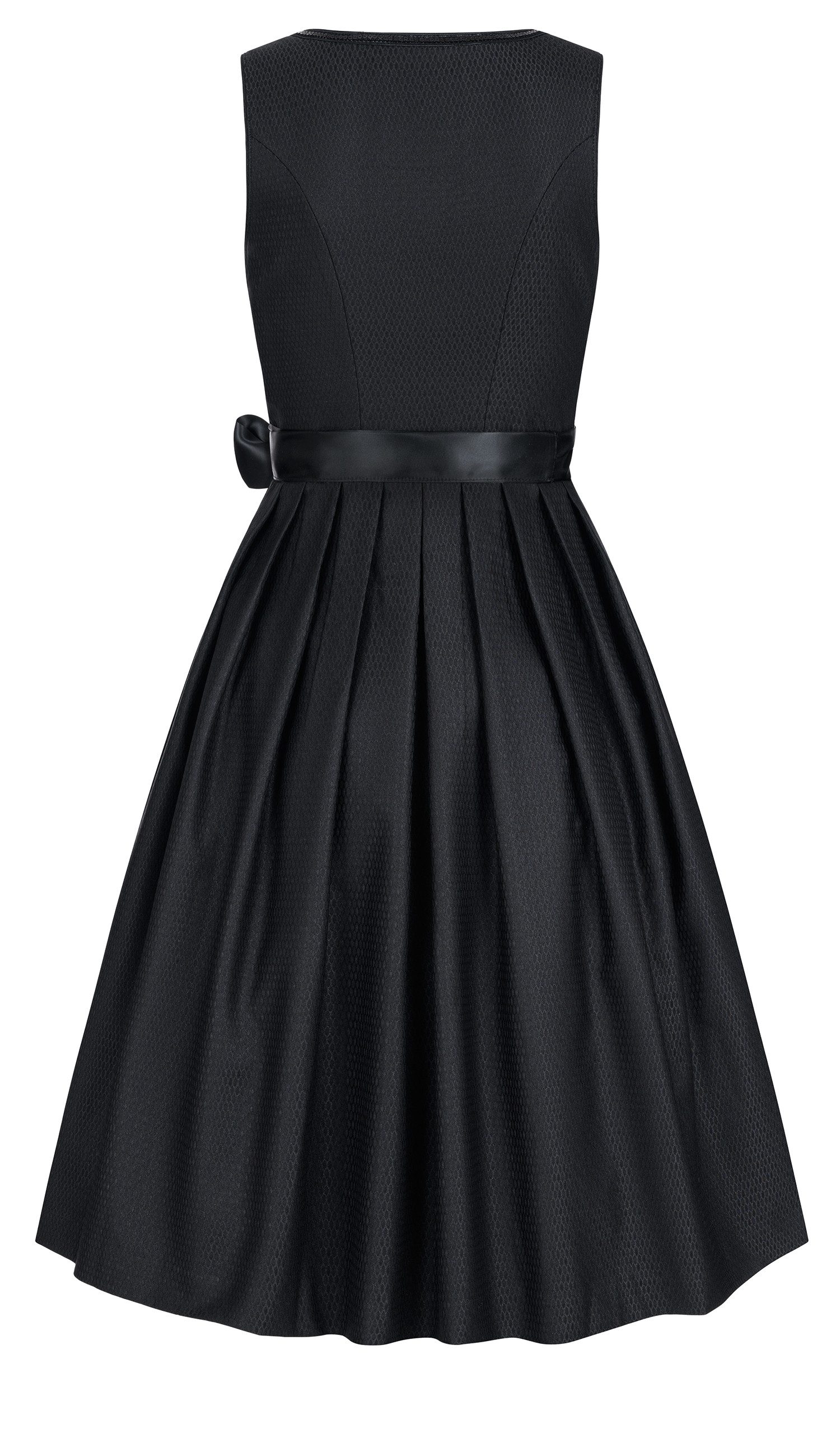 Nübler Trachtenkleid Midi Dirndl Kathleen in Kohle von Nübler - Rocklänge 65 cm